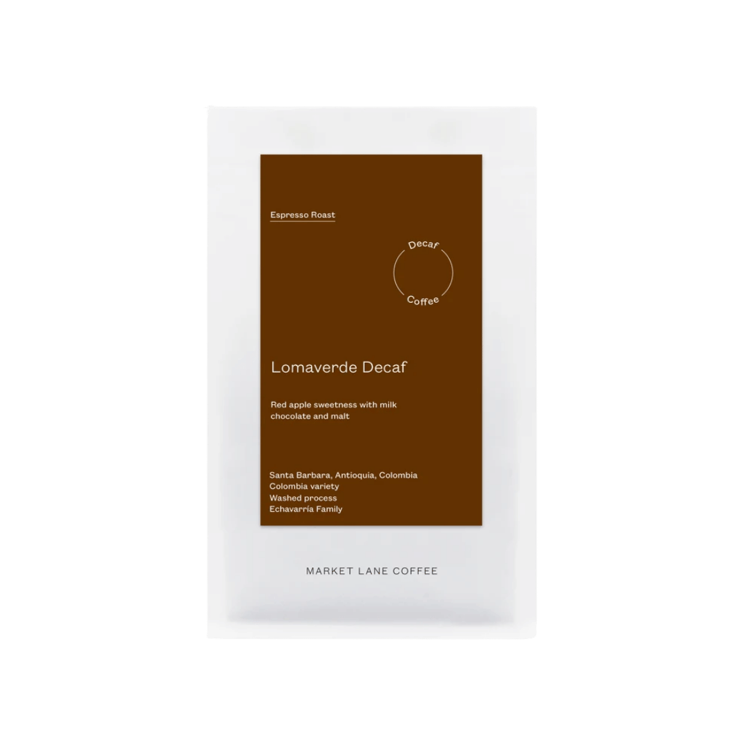 Market Lane Coffee - Lomaverde Decaf Espresso Coffee Colombia