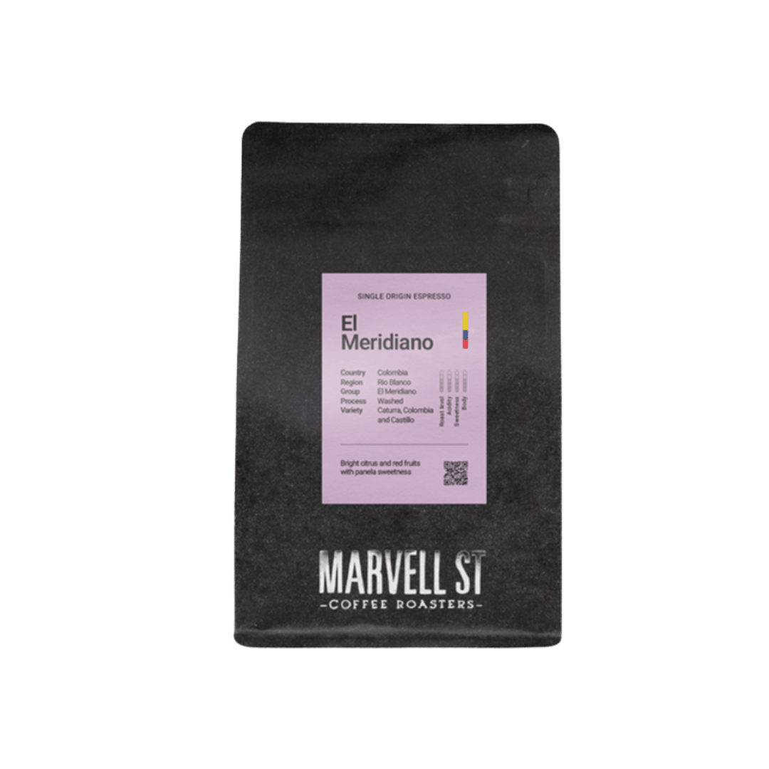 Marvell St Coffee Roasters - El Miridiano Espresso Coffee Colombia
