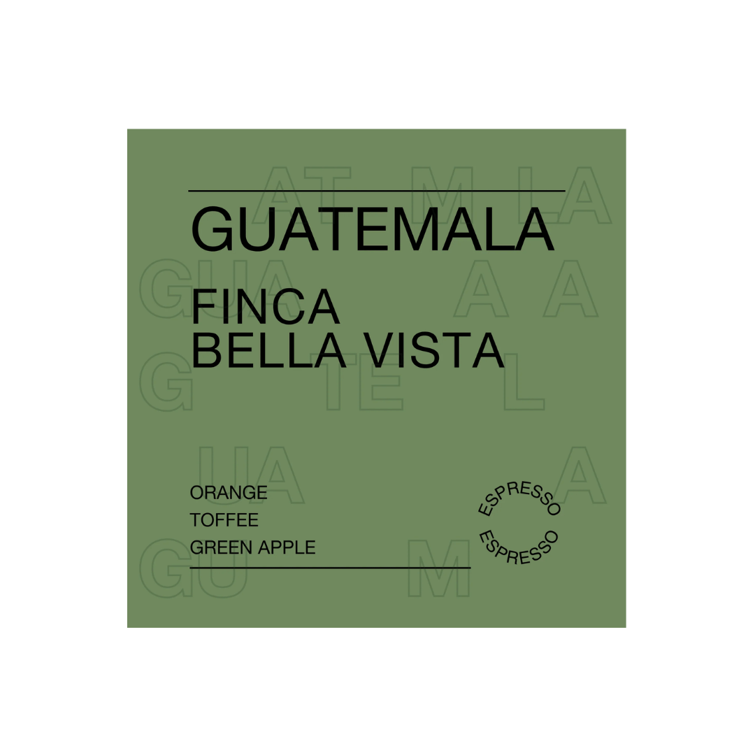 Reuben Hills - Finca Bella Vista Espresso Coffee Guatemala