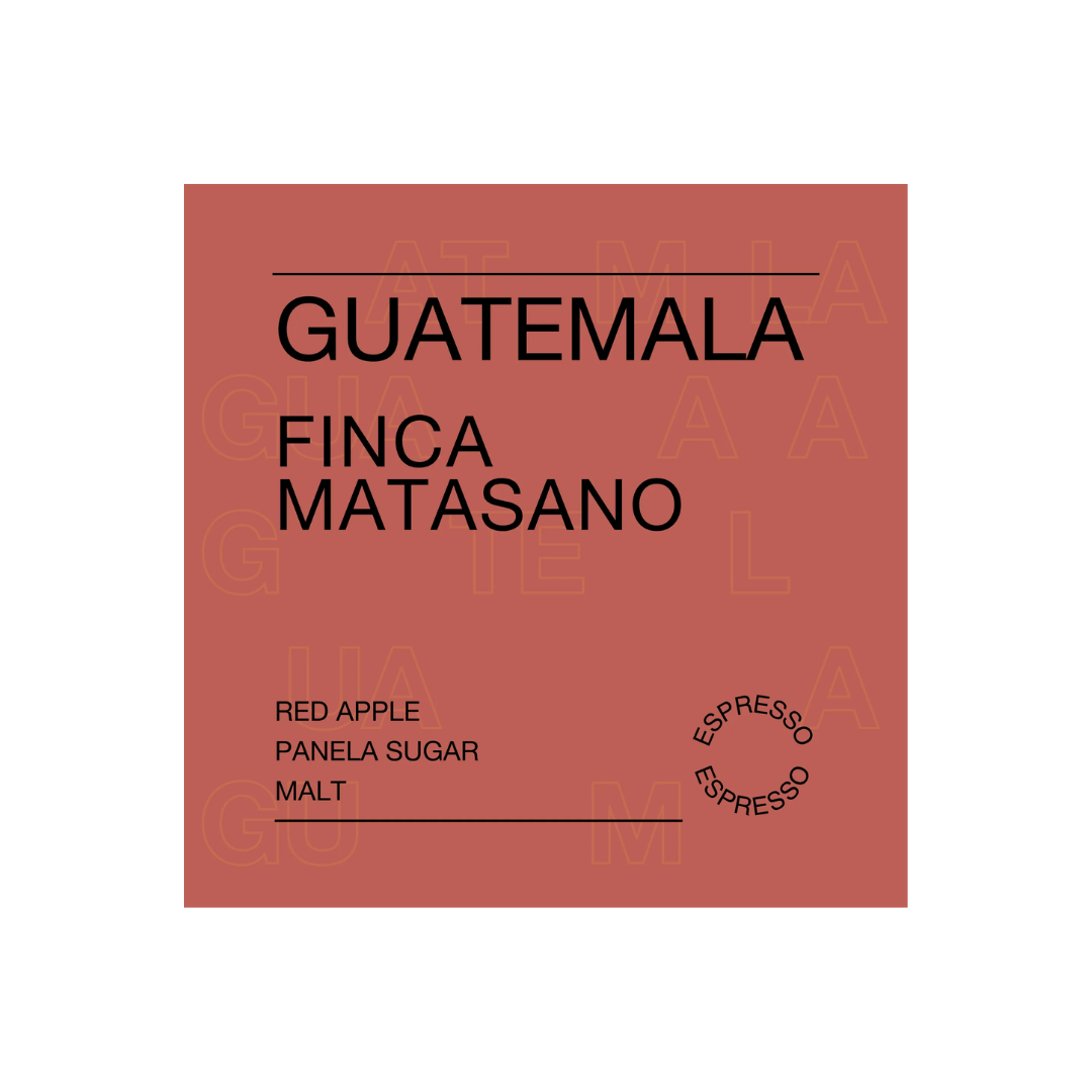 Reuben Hills - Finca Matasano Espresso Coffee Guatemala