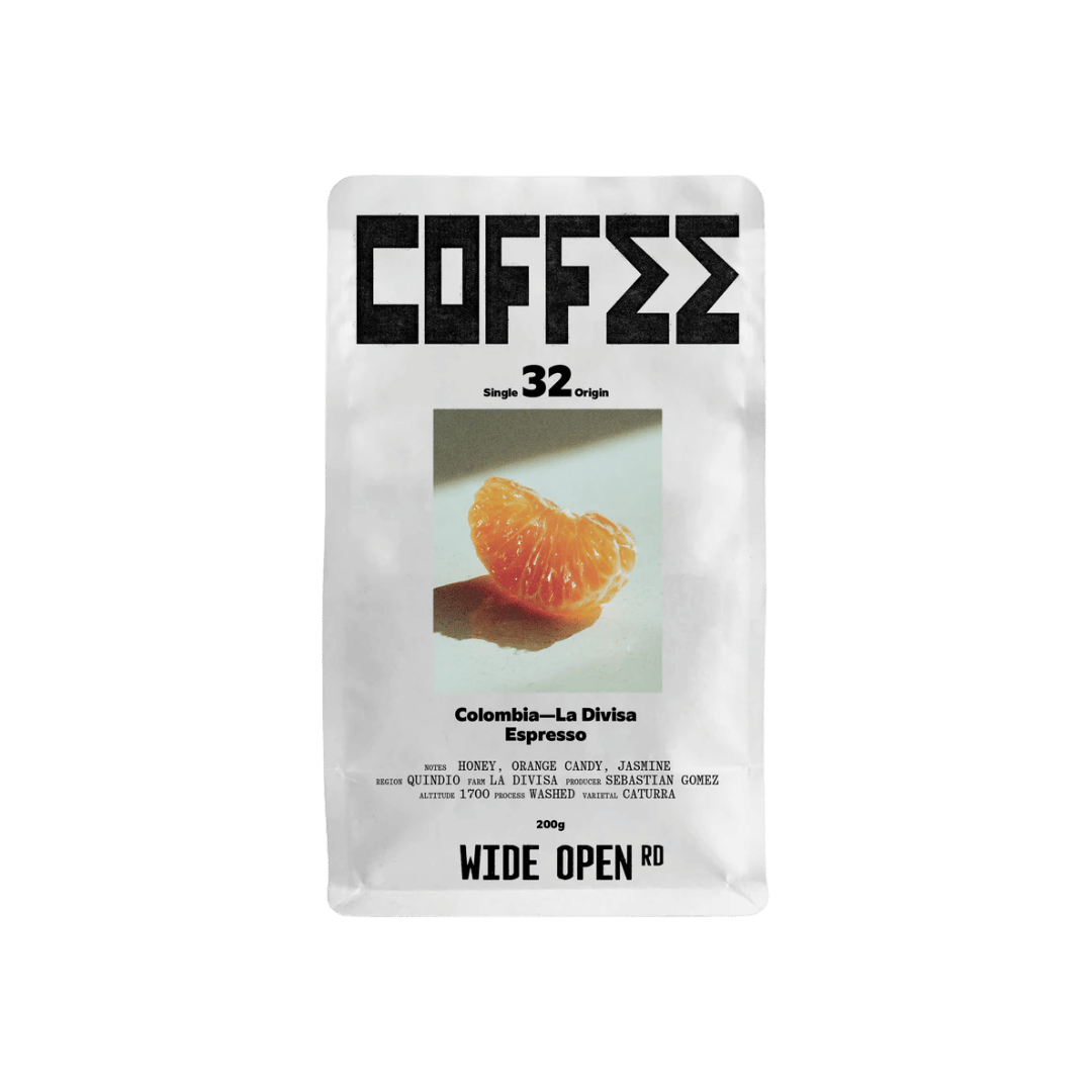 Wide Open Road El Devisa Espresso Coffee Colombia