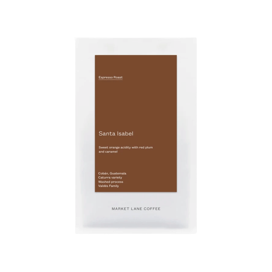 Market Lane Coffee - Santa Isabel Espresso Coffee Guatemala
