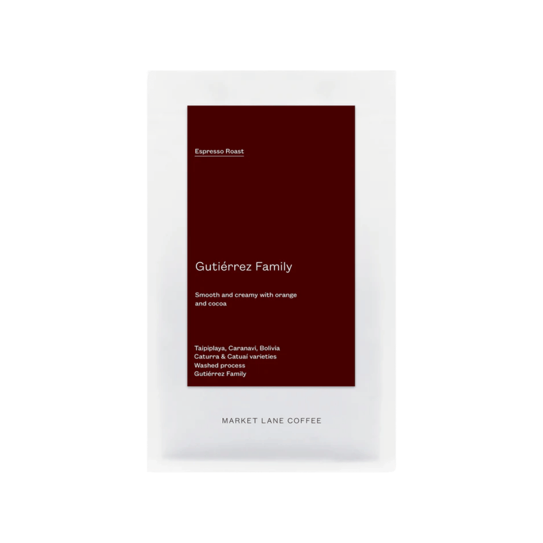 Market Lane Coffee - Gutierrez Family Espresso Coffee Bolivia