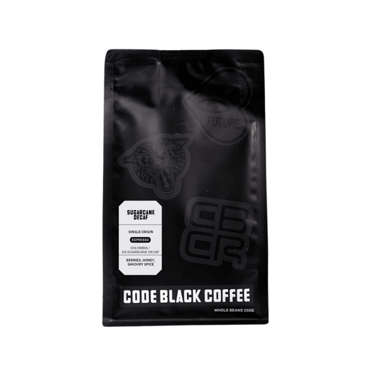 Code Black Coffee Roasters - Colombia La Serrania Sugar Cane Decaf