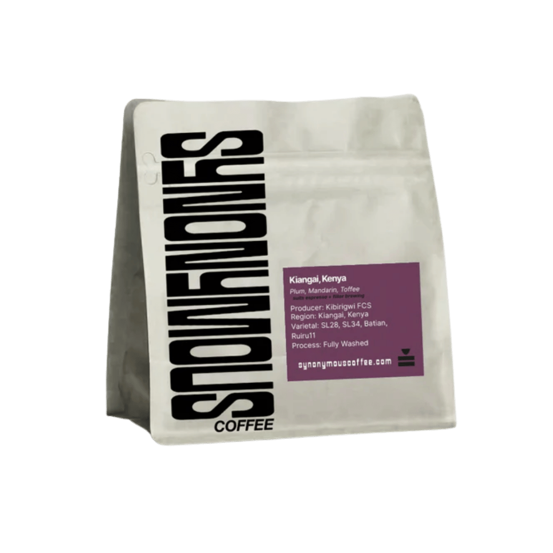 Synonymous Coffee - Kiangai, Washed Omni Roasted Coffee Kenya