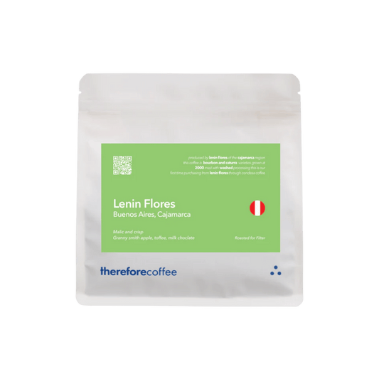Therefore Coffee Roasters - Lenin Flores FIlter Coffee Peru