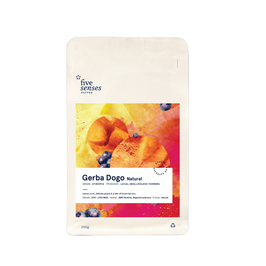 Five Senses Coffee Gerba Dogo Natural Coffee