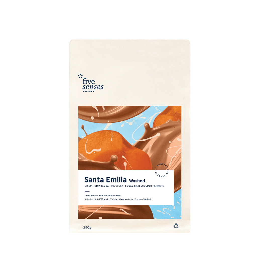 Five Senses Coffee - Santa Emilia Espresso Coffee Nicaragua