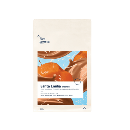 Five Senses Coffee - Santa Emilia Espresso Coffee Nicaragua