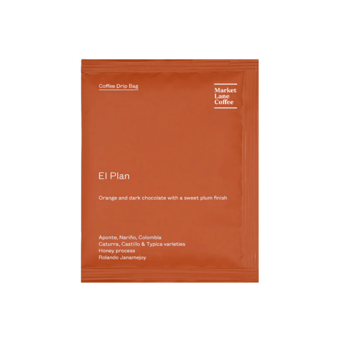 Market Lane Coffee - El Plan Coffee Drip Bags Colombia