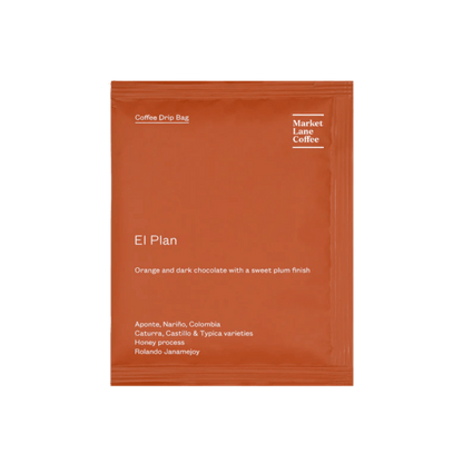 Market Lane Coffee - El Plan Coffee Drip Bags Colombia