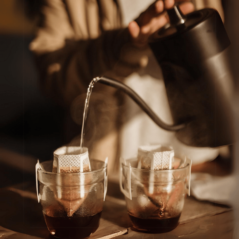 Pony Coffee Co - Drip Bag Pouring