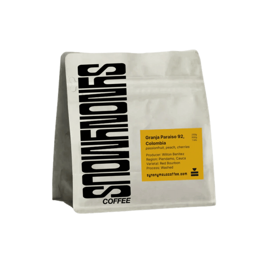 Synonymous Coffee - Granja Paraiso 92 Omni Roasted Coffee Colombia
