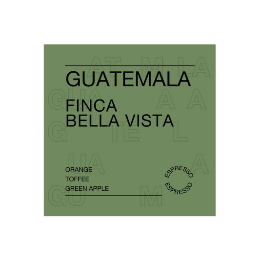 Reuben Hills - Finca Bella Vista Espresso Coffee Guatemala