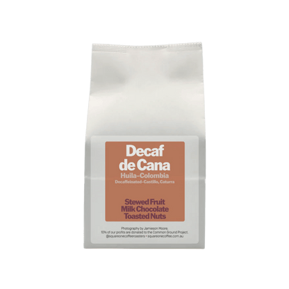Square One Coffee Roasters - Decaf de Cana Coffee Colombia Tasting Notes