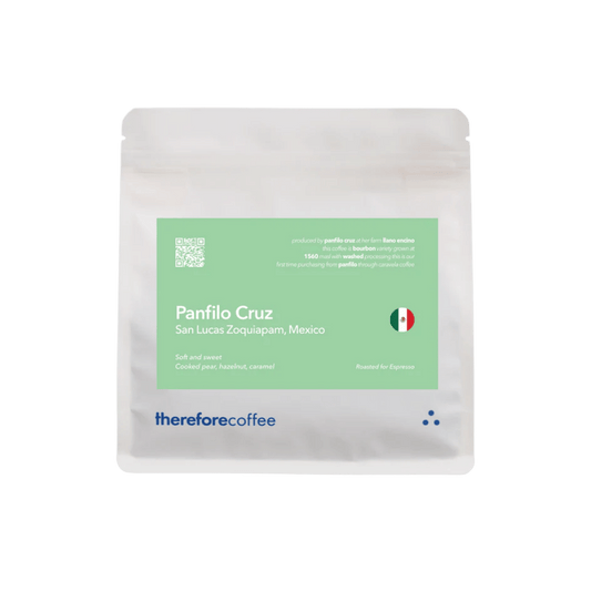Therefore Coffee Roasters - Panfilo Cruz Espresso Coffee Mexico