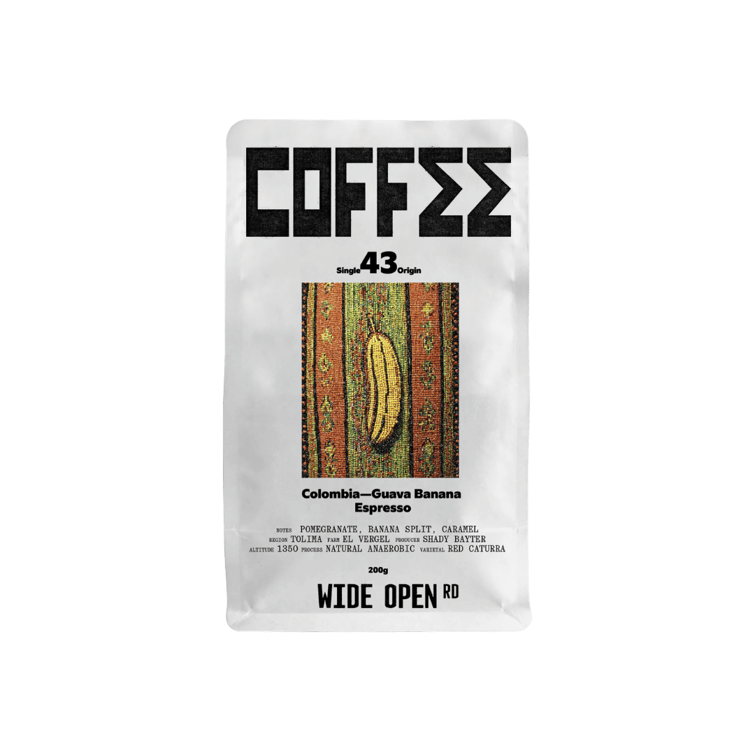 Wide Open Road - Guava Banana Espresso Coffee Colombia
