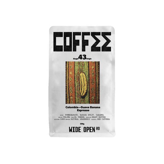 Wide Open Road - Guava Banana Espresso Coffee Colombia
