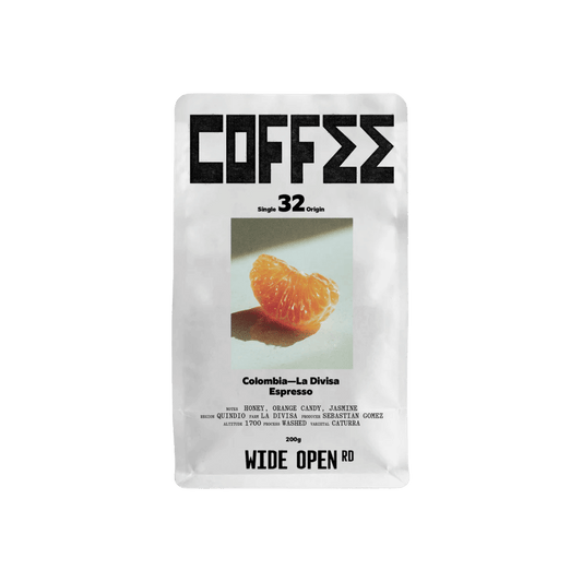 Wide Open Road El Devisa Espresso Coffee Colombia