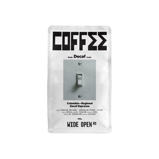 Wide Open Road Colombia Regional Decaf Espresso